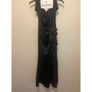 Dress the Population Black Crepe Paris Gown Dress Size XS